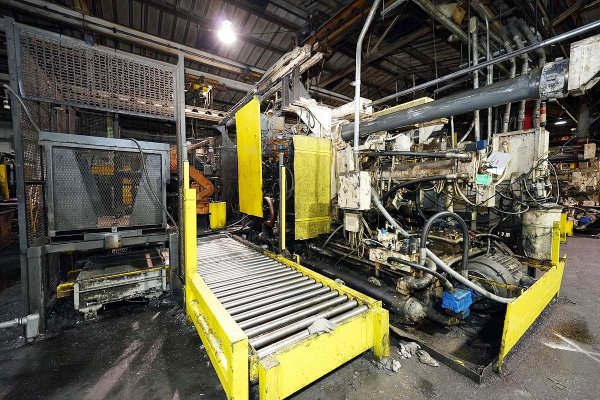 Used Prince Model: 1043 CCA 1100 U.S. Ton Horizontal Cold Chamber Aluminum High Pressure Die Casting Machine