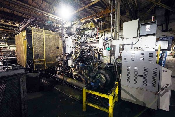 Used Prince Model: 1043 CCA 1100 U.S. Ton Horizontal Cold Chamber Aluminum High Pressure Die Casting Machine