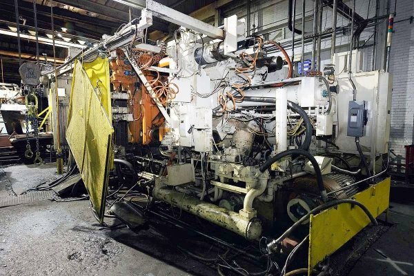 Used Prince Model: 1043 CCA 1100 U.S. Ton Horizontal Cold Chamber Aluminum High Pressure Die Casting Machine