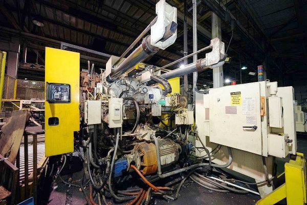Used Prince Model: 1043 CCA 1100 U.S. Ton Horizontal Cold Chamber Aluminum High Pressure Die Casting Machine