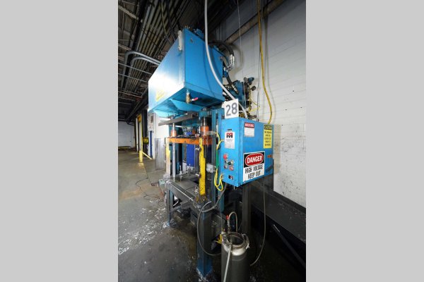 Used Metal Mechanics Model: TP-20 20 U.S. Ton Four Column (Post) Vertical Hydraulic Die Casting Trim Press