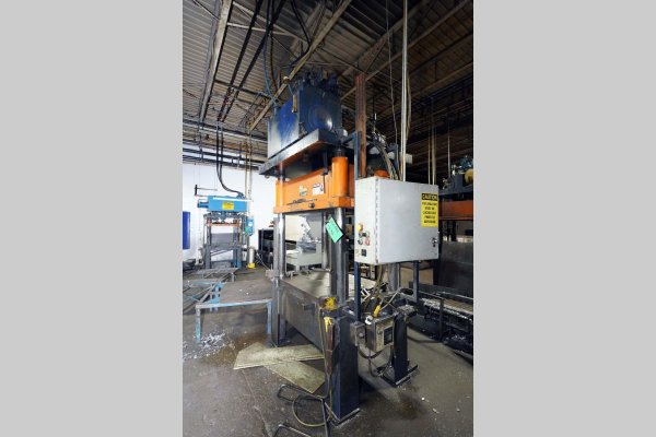 Used K. R. Wilson Model: DCT-50 50 U.S. Ton Four Column (Post) Vertical Hydraulic Die Casting Trim Press