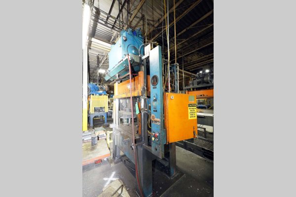 Used K. R. Wilson Model: DCT-50 50 U.S. Ton Four Column (Post) Vertical Hydraulic Die Casting Trim Press