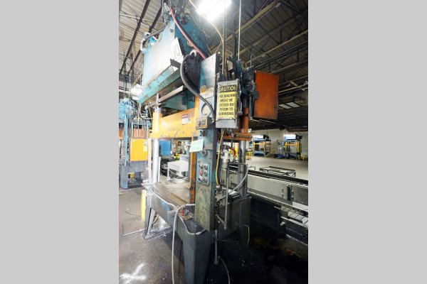 Used K. R. Wilson Model: DCT-50 50 U.S. Ton Four Column (Post) Vertical Hydraulic Die Casting Trim Press