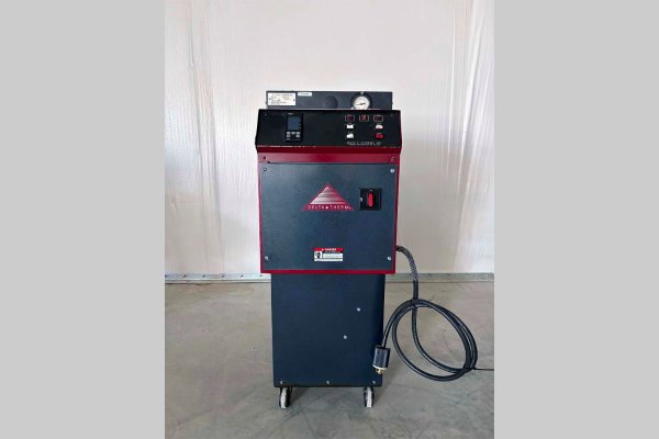 Used Delta T Systems Model: T1221MS 12 KW Single Zone Portable Hot Oil Process Heater Temperature Control Unit with Cooling Water Circuit