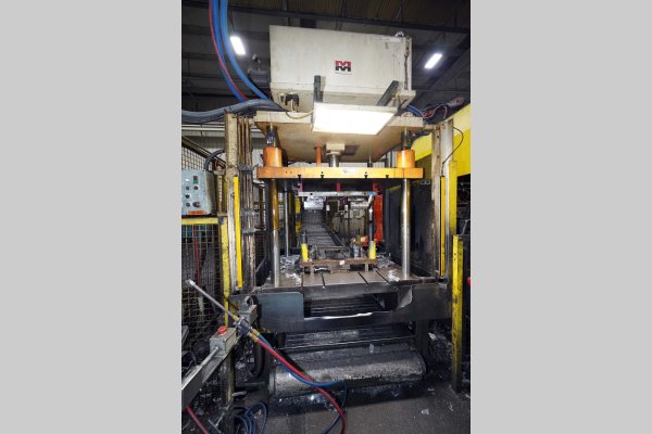 Used Metal Mechanics Model: TP-50 50 U.S. Ton Four Column (Post) Vertical Hydraulic Die Casting Trim Press