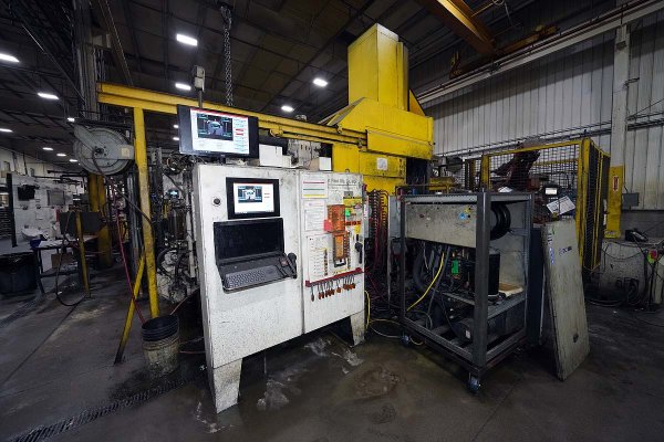 Used Prince Model: 1242 CCA 1200 Ton Horizontal Cold Chamber Aluminum High Pressure Die Casting Machine