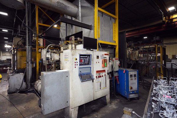 Used Prince Model: 836 CCA 900 U.S. Tons Horizontal Cold Chamber Aluminum High Pressure Die Casting Machine