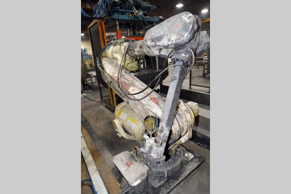 Used ABB Model: IRB 6700 120 Kilogram Six Axis Industrial Robot with Extractor Package/Gripper For Extracting Die Castings