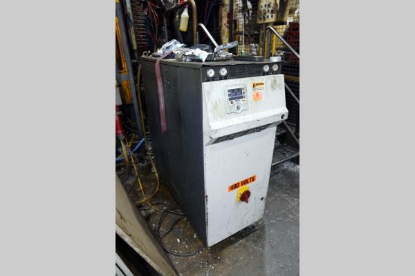 Used Regloplas Model: 300LD/40/FM65/1K/RT100 80 kW (40 kw per zone) Dual (two) Zone Portable Hot Oil Process Heater Temperature Control Unit with Cooling Water Circuit