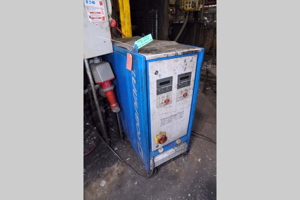 Used Robamat Hot Water Model: Thermocast 2212 36 kw (18 kW per zone) Dual (two) Zone Portable Hot Water Process Heater Temperature control Unit