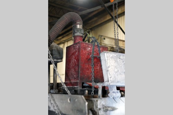 Used Molten Metal Equipment Innovations (MMEI) Model: Inline Rotary Degassing 5 HP Rotary Degassing and Fluxing Unit for Aluminum Alloys