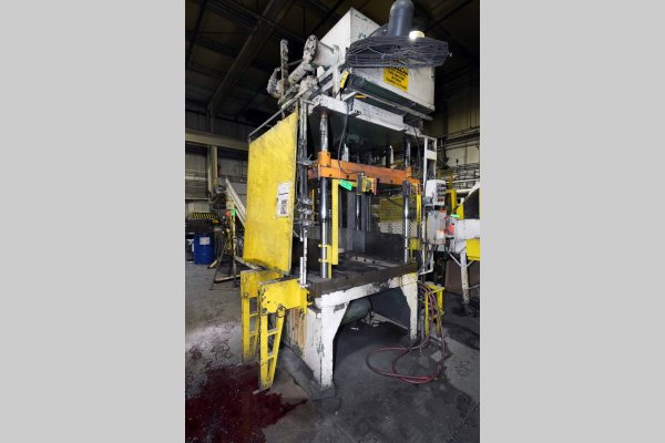 Used Metal Mechanics Model: MM-35 35 Ton Four Column (Post) Vertical Hydraulic Die Casting Trim Press
