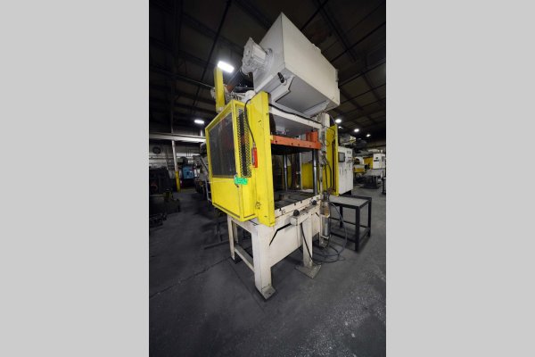 Used Metal Mechanics Model: MM-50 50 Ton Four Column (Post) Vertical Hydraulic Die Casting Trim Press