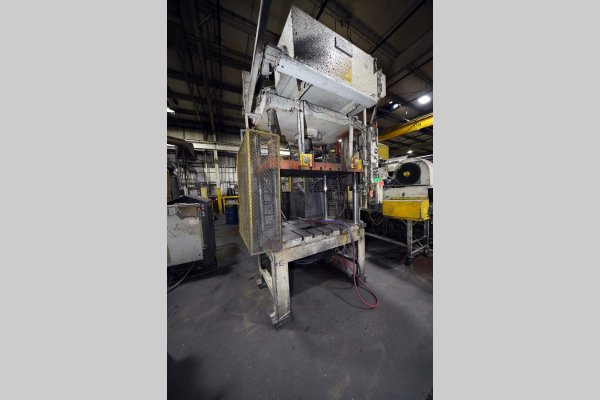 Used Metal Mechanics Model: MM-50 50 Ton Four Column (Post) Vertical Hydraulic Die Casting Trim Press