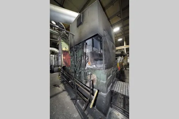 Used Lindberg MPH Model: 62-AMH-600-SP 600 Pound Per Hour Melt Capacity Reverberatory Type Wet Bath Stationary Aluminum Melting and Holding Furnace