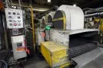 PCDC - PCDC-30x156 30 Inch Wide by 13 foot long Metal Chain Plate Conveyor Belt with Forced Air Cooling Fans and Tunnel for Die Cast and Foundry Applications
