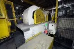 PCDC - PCDC-30x156 30 Inch Wide by 13 foot long Metal Chain Plate Conveyor Belt with Forced Air Cooling Fans and Tunnel for Die Cast and Foundry Applications