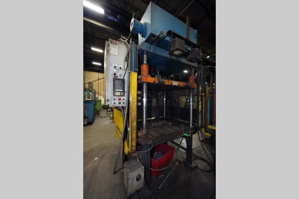 Used Metal Mechanics Model: TP-50 50 U.S. Ton Four Column (Post) Vertical Hydraulic Die Casting Trim Press