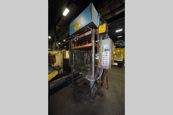 Used Metal Mechanics Model: TP-35 35 U.S. Ton Four Column (Post) Vertical Hydraulic Die Casting Trim Press