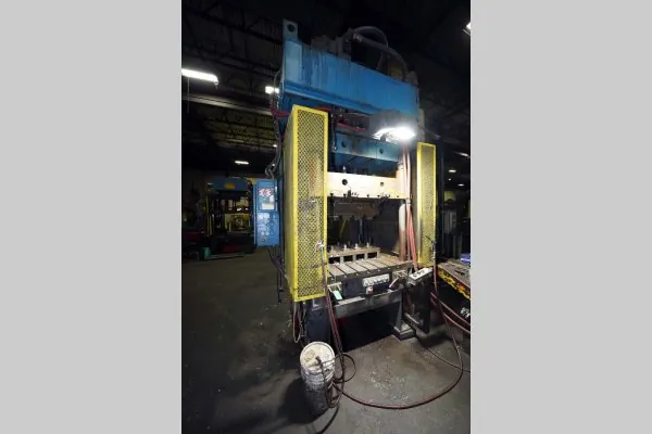 Used A. E. Doyel Model: TP-50 50 U.S. Ton Four Column (Post) Vertical Hydraulic Die Casting Trim Press