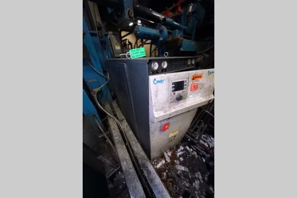 Used Regloplas Model: 300LD/40/FM65/1K/RT100 80 kW (40 kw per zone) Dual (two) Zone Portable Hot Oil Process Heater Temperature Control Unit with Cooling Water Circuit