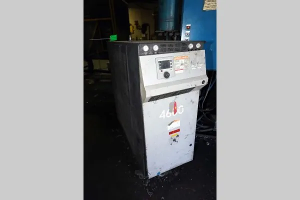Used Regloplas Model: 300LD/40/FM65/1K/RT100 80 kW (40 kw per zone) Dual (two) Zone Portable Hot Oil Process Heater Temperature Control Unit with Cooling Water Circuit