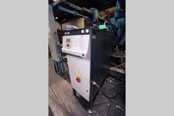 Used Regloplas Model: 300LD/40/FM65/1K/RT100 80 kW (40 kw per zone) Dual (two) Zone Portable Hot Oil Process Heater Temperature Control Unit with Cooling Water Circuit