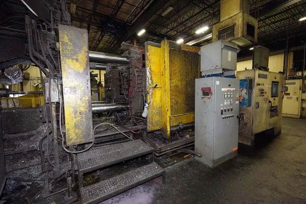 Used Prince Model: 836 CCA 900 U.S. Tons Horizontal Cold Chamber Aluminum High Pressure Die Casting Machine