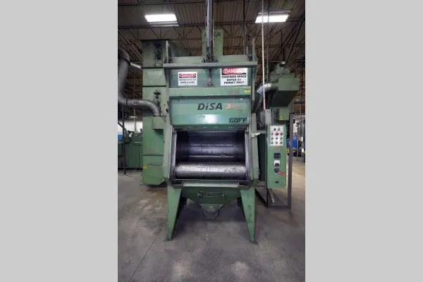 Used Goff Model: 6 BB 6 Cubic Feet Batch Type Rubber Belt Tumble Blast Abrasive Shot Blast & Peening Machine