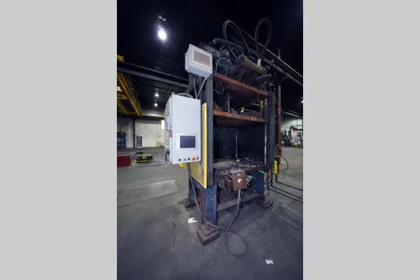 Used Metal Mechanics Model: TP-50 50 U.S. Ton Four Column (Post) Vertical Hydraulic Die Casting Trim Press
