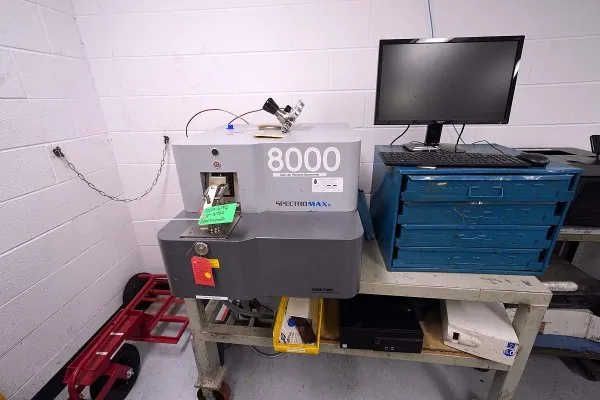 Used Spectro Analytical Model: SPECTROMAXx LMD06 54 maximum number of elements Arc/Spark Optical Emission Spectrometry (OES) analyzer Metal Analytic Spectrometer