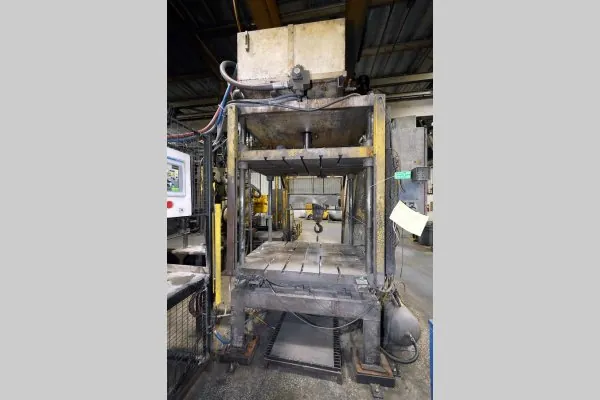 Used Birch Model: BMC-35 35 U.S. Ton Four Column (Post) Vertical Hydraulic Die Casting Trim Press