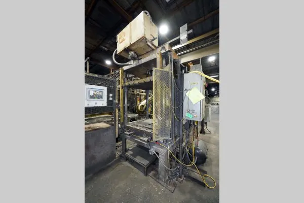 Used Metal Mechanics Model: TP-50 50 U.S. Ton Four Column (Post) Vertical Hydraulic Die Casting Trim Press