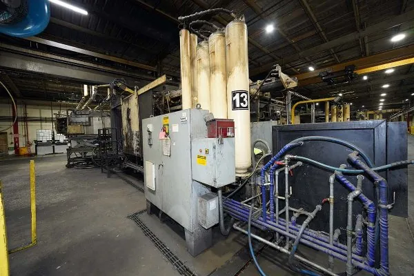 Used HPM Model: II-1200-A 1200 Ton Horizontal Cold Chamber Aluminum High Pressure Die Casting Machine