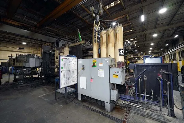 Used HPM Model: II-1200-A 1200 Ton Horizontal Cold Chamber Aluminum High Pressure Die Casting Machine