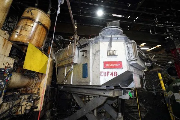 Used Striko Westofen Model: W 1200 SL ProDos xp 1200 kg Low Energy Electric Heated Aluminum Holding and Dosing Furnace