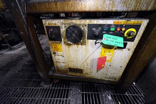 Used Fanuc Robotics Model: R-2000iB 165 F with R-J30iB Controller 2000 Six Axis Foundry Rated Industrial Robot with Extractor Package/Gripper for Extracting Die Castings