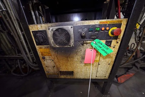 Used Fanuc Robotics Model: M-710i with R-J30iB Controller 710 Six Axis Industrial Robot with Die Spray Lubrication Package For Die Cast Applications