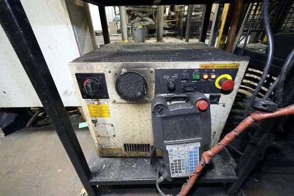 Used Fanuc Robotics Model: M-710i with R-J30iB Controller 710 Six Axis Industrial Robot with Die Spray Lubrication Package For Die Cast Applications
