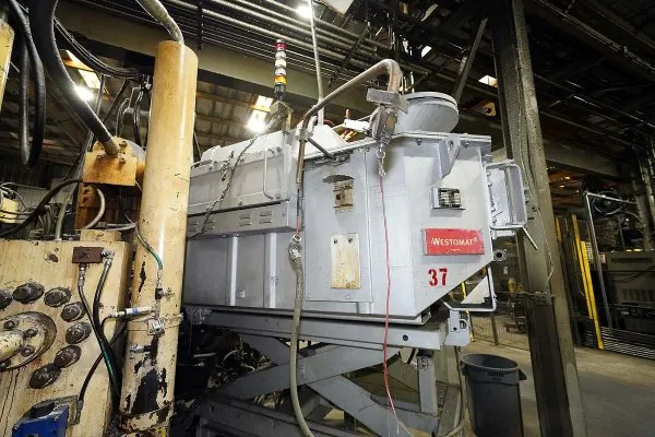 Used Striko Westofen Model: W 1200 SL ProDos xp 1200 kg Low Energy Electric Heated Aluminum Holding and Dosing Furnace