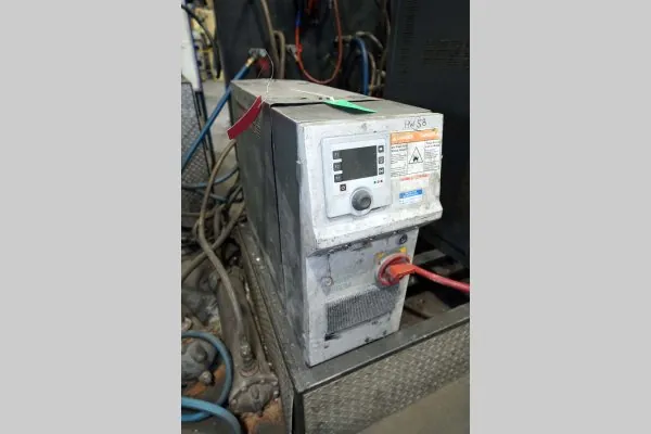 Used Regloplas Model: P160MD/18/SM75/2SK/RT100 36 kw (18 kW per zone) Dual (two) Zone Portable Hot Water Process Heater Temperature control Unit