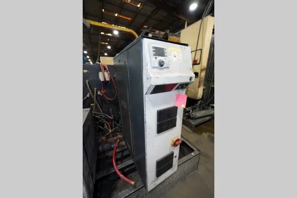 Used Regloplas Model: P160MD/18/SM75/2SK/RT100 36 kw (18 kW per zone) Dual (two) Zone Portable Hot Water Process Heater Temperature control Unit