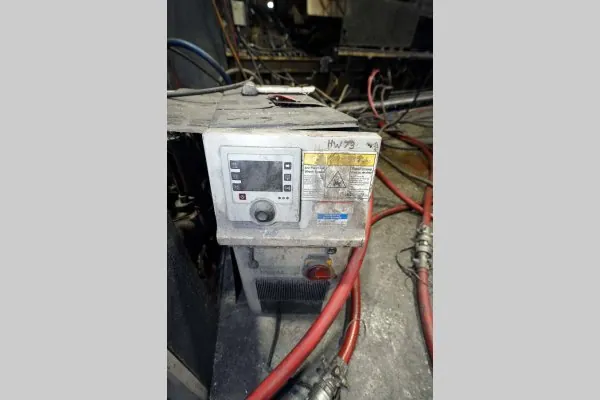 Used Regloplas Model: P160MD/18/SM75/2SK/RT100 36 kw (18 kW per zone) Dual (two) Zone Portable Hot Water Process Heater Temperature control Unit