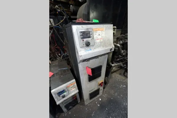 Used Regloplas Model: P160MD/18/SM75/2SK/RT100 36 kw (18 kW per zone) Dual (two) Zone Portable Hot Water Process Heater Temperature control Unit