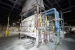 F.W. Schaefer - 7000 Pounds per Hour Melt Rate Dry Hearth Type Natural Gas Fired Stationary Aluminum Melting and Holding Furnace
