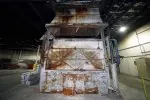F.W. Schaefer - 7000 Pounds per Hour Melt Rate Dry Hearth Type Natural Gas Fired Stationary Aluminum Melting and Holding Furnace