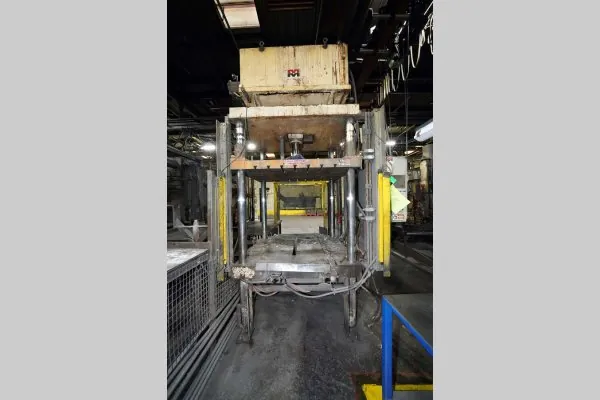 Used Metal Mechanics Model: TP-50 50 U.S. Ton Four Column (Post) Vertical Hydraulic Die Casting Trim Press