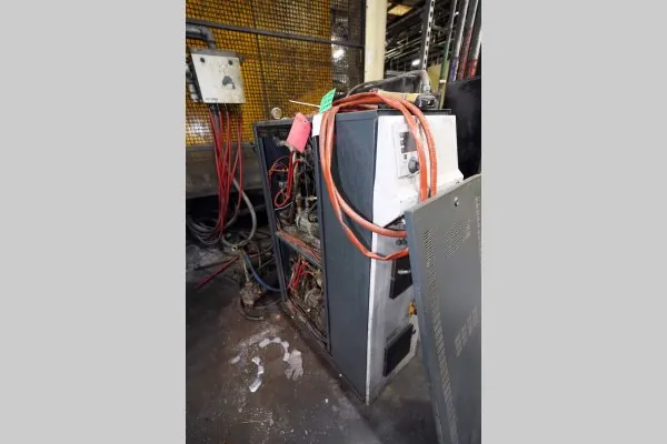 Used Regloplas Model: P160MD/18/SM75/2SK/RT100 36 kw (18 kW per zone) Dual (two) Zone Portable Hot Water Process Heater Temperature control Unit