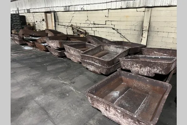 Used Pyrotek Model: Cast Iron Sow Molds for Aluminum Sow Production